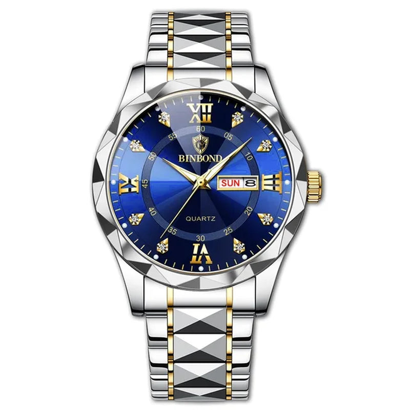 Fashion Business Watch Men Warterproof Sports Mens Watch Top Brand Luxury Clock Male Quartz Wristwatch Relogio Masculino 2023