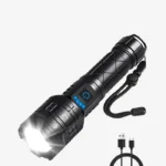 P50 Long Range 9000-Lumens LED Rechargeable Super Bright Flashlight