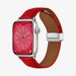 Leather Magnetic Buckle Hublot Strap for Apple Watch Series - Image 6